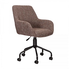 Поворотное кресло AksHome Grasso светло-коричневый, ткань 58893