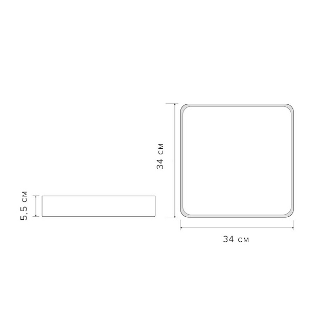 Потолочный светодиодный светильник Jazzway PPB Sсandic-S 5037311 Фото № 2