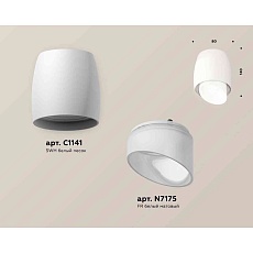 Комплект накладного светильника Ambrella light Techno Spot XS1141042 SWH/FR белый песок/белый матовый (C1141, N7175) 1