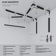 Трековый светодиодный светильник Elektrostandard Slim Magnetic 85012/01 a067379 3