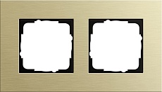 Рамка 2-постовая Gira Esprit светло-золотой 0212217