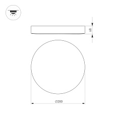 Потолочный светодиодный светильник Arlight SP-Flower-R280-15W Warm3000 049794 1