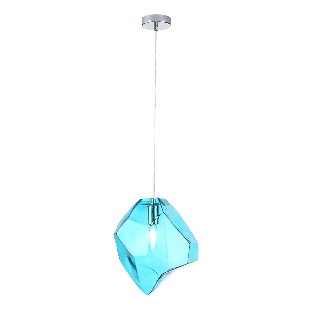 Подвесной светильник Crystal Lux NUESTRO SP1 CHROME/BLUE фото 