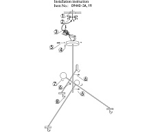 Подвесная светодиодная люстра Kink Light Некси 09440-3A,19(3000K) 5