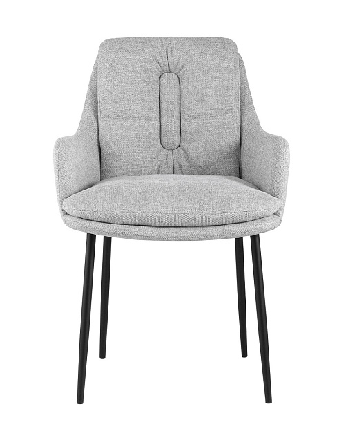 Кресло Stool Group Саманта рогожка светло-серый 129068 BEL-40 фото 2