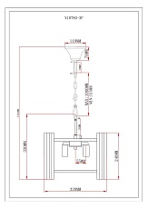 Подвесная люстра Moderli Monte V10780-3P 1