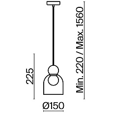 Подвесной светильник Freya Focus FR5220PL-01CH2 1