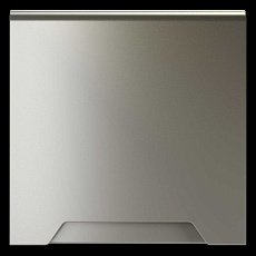 Накладка для розетки с заземлением защитными шторками и крышкой S70 (шелк) Voltum VLS000804 1