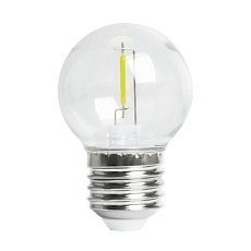 Лампа светодиодная Feron E27 2W зеленый прозрачная LB-383 48935 2