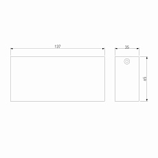 Потолочный светодиодный светильник Elektrostandard Block 25109/LED a066995 1