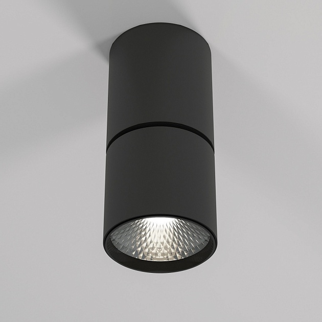 Потолочный светодиодный светильник Elektrostandard Sens 25042/LED 10W 4000K черный a063680 фото 4