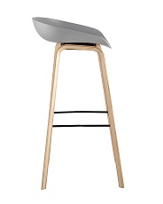 Барный стул Stool Group LIBRA серый деревян. ножки 8319 GREY 1