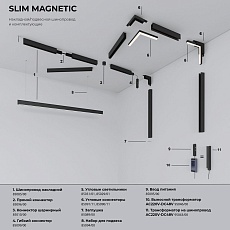 Трековый светодиодный светильник Elektrostandard Slim Magnetic 85006/01 a067377 2