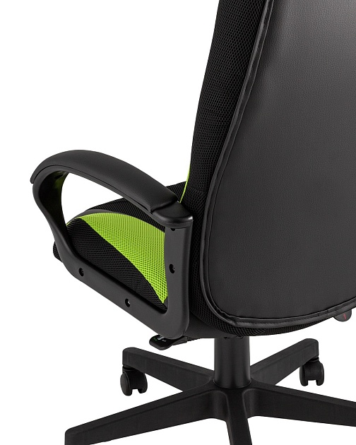 Игровое кресло TopChairs ST-Cyber 9 Green ткань/экокожа черный/зеленый ST-Cyber 9 GREEN фото 7