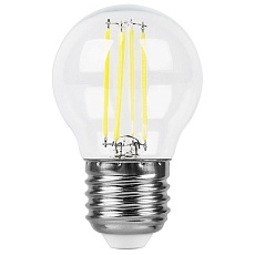 Лампа светодиодная филаментная Feron E27 11W 6400K прозрачная LB-511 38226 1