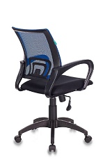 Офисное кресло Бюрократ CH-695N/BL/TW-11 спинка сетка синий TW-05 сиденье черный TW-11 3