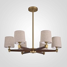 Подвесная люстра Imperium Loft Jorgenson D85 Beige/Dark Wood 102089-26