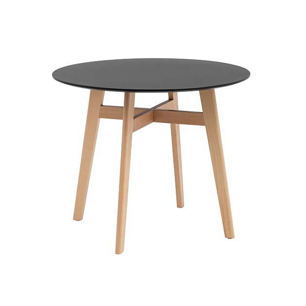 Кухонный стол Stool Group Target Circle D90 черный УТ000036021 Фото № 1