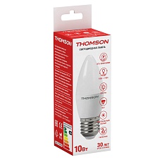 Лампа светодиодная Thomson E27 10W 4000K свеча матовая TH-B2024 1