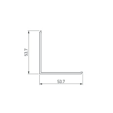 Рассеиватель Arlight Kant-H55 Square-Pm Opal 044587 1