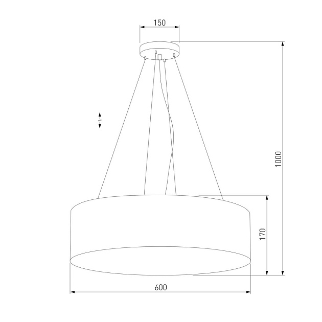 Подвесной светильник TK Lighting 3988 Rondo Beige фото 2