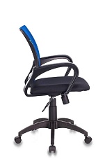 Офисное кресло Бюрократ CH-695N/BL/TW-11 спинка сетка синий TW-05 сиденье черный TW-11 2
