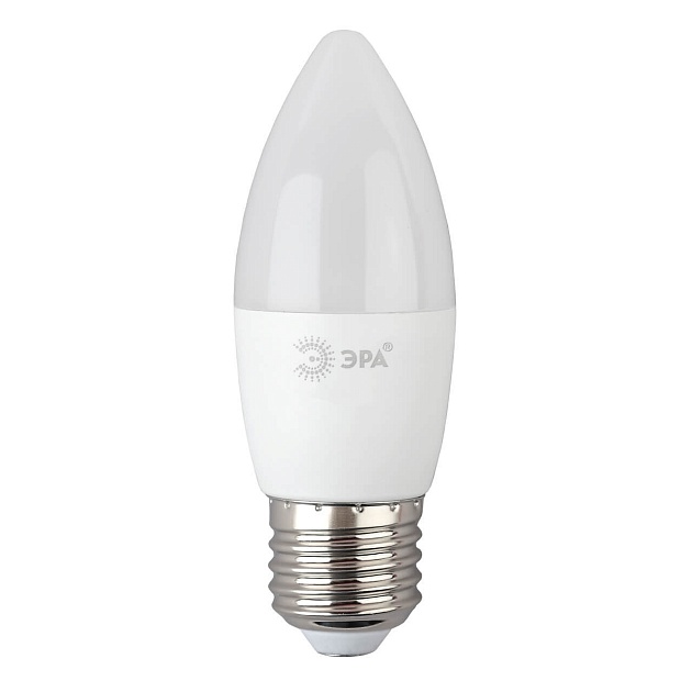 Лампа светодиодная ЭРА E27 10W 6500K матовая B35-10W-865-E27 R Б0045338 фото 