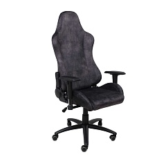 Игровое кресло AksHome Titan черный, ретро-велюр 83799