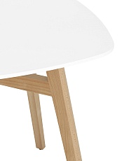 Кухонный стол Stool Group Target 80*80 бук/белый УТ000005563 2