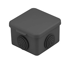 Коробка распаячная КМР-030-036, 4 мембр.ввода (65х65х50) чёрная EKF plc-kmr2-030-036-b