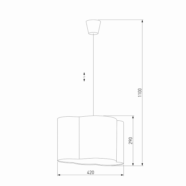 Подвесной светильник TK Lighting 3362 Cloud фото 2