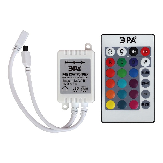 Контроллер ЭРА RGBcontroller-12/24V-72W/144W Б0043442 фото 