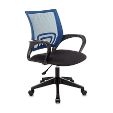 Офисное кресло Topchairs ST-Basic синий TW-05 сиденье черный TW-11 сетка/ткань ST-BASIC/BL/TW-11