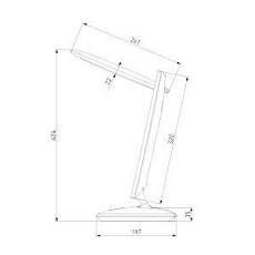 Настольная лампа Elektrostandard Saturn TL80930 белый a044009 4