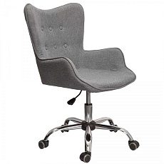 Поворотное кресло AksHome Bella серый, ткань 55101