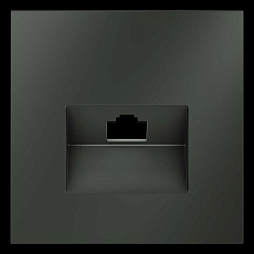 Накладка для розетки компьютерной RJ45 кат.6 S70 (титан) Voltum VLS001306 1