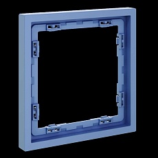 Рамка пластиковая S70 на 1 пост, (деним) Voltum VLS100115 1