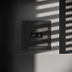 Розетка компьютерная встраиваемая Voltum S70 двойная RJ45+RJ45 кат.6, (черный матовый) VLS060208 4