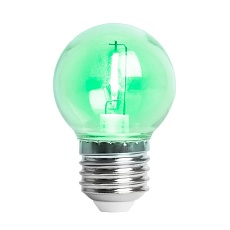 Лампа светодиодная Feron E27 2W зеленый прозрачная LB-383 48935 1