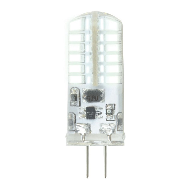 Лампа светодиодная Uniel G4 3W 3000K прозрачная LED-JC-12/3W/4000K/G4/CL SIZ05TR UL-00010367 фото 