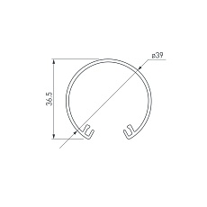 Рассеиватель Arlight Round-D40-2000 044519 1