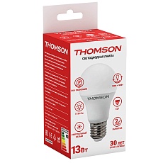Лампа светодиодная Thomson E27 13W 4000K груша матовая TH-B2008 1