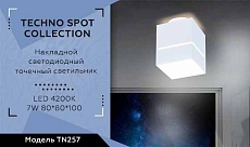 Потолочный светодиодный светильник Ambrella light Techno Spot TN257 1