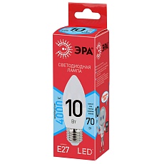 Лампа светодиодная ЭРА E27 10W 4000K матовая ECO LED B35-10W-840-E27 Б0032965 2