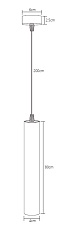 Подвесной светодиодный светильник Fiberli Tube480WW 12110304 1