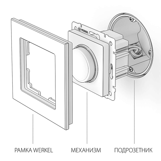 Диммер Werkel серебряный W1142006 4690389156007 Фото № 2