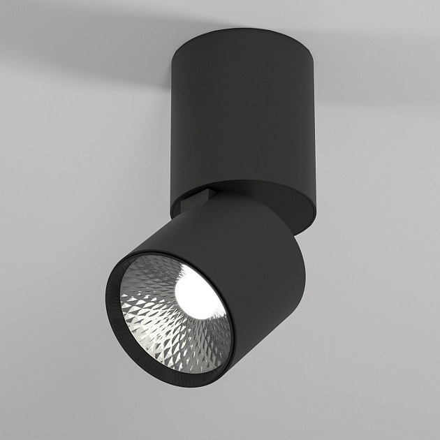 Потолочный светодиодный светильник Elektrostandard Sens 25042/LED 10W 4000K черный a063680 фото 3