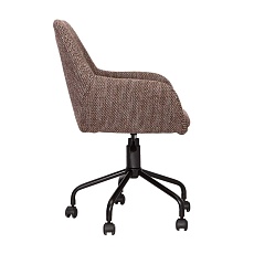 Поворотное кресло AksHome Grasso светло-коричневый, ткань 58893 3