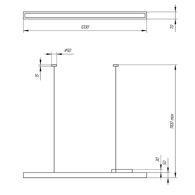 Подвесной светодиодный cветильник Geometria ЭРА Block SPO-116-W-40K-024 24Вт 4000К белый Б0050548 фото 2