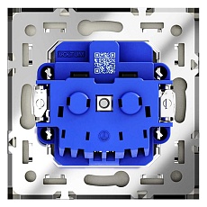 Розетка встраиваемая Voltum S70 с заземлением 16А, (сталь) VLS040105 3
